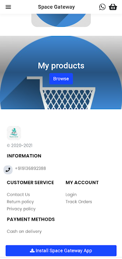 Space Gateway Screen 2