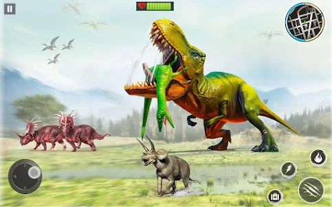 Wild Dinosaur Fighting Games