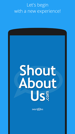 Android application Shout About Us screenshort