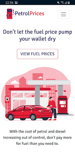 Android application PetrolPrices.co.za screenshort
