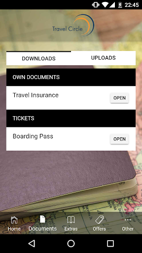 MyTravelApp Screen 2