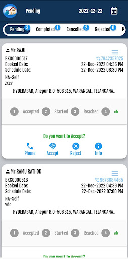 Phlebo App Screen 3