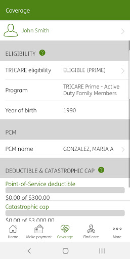 Humana Military screenshot