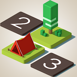Tents and Trees Puzzles ikonjának képe