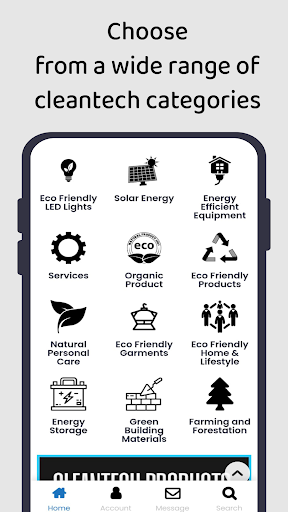 Android application Cleantech Mart screenshort