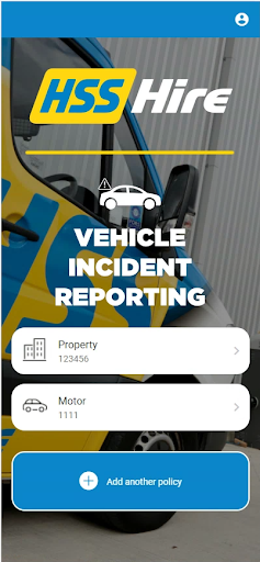 HSS Hire Vehicle Incident Repo Screen 2
