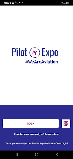 Android application Pilot Expo 2023 screenshort