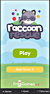 Raccoon Rescue Bubble Shooter