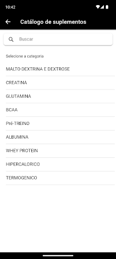 BodyUp Suplementos Screen 2