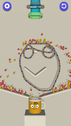 Balls on Rope Puzzle - Screenshot 2