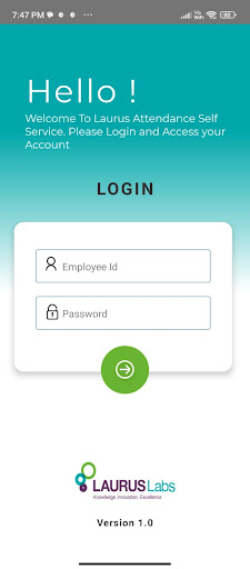 Android application Laurus Labs ESS screenshort