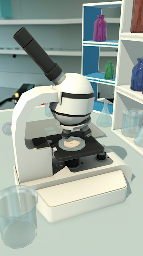 Android application Microscope Virtual Cells Sim screenshort