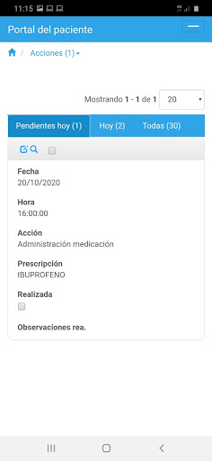 Android application Bétera Salut screenshort