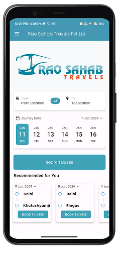 Rao Sahab Travels Pvt Ltd Screen 2