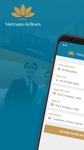 Android application Đặt vé máy bay giá rẻ Vietnam screenshort