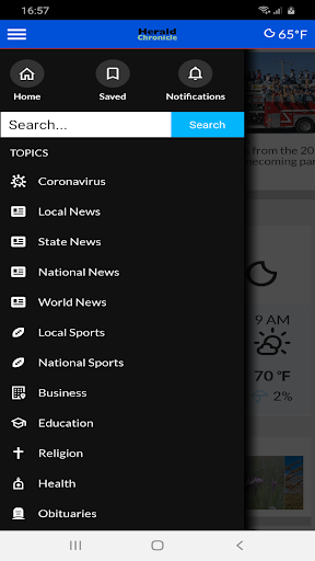 Android application Herald Chronicle screenshort