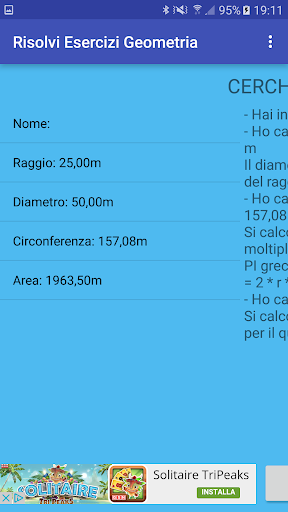 Solve exercises geometry Screen 2