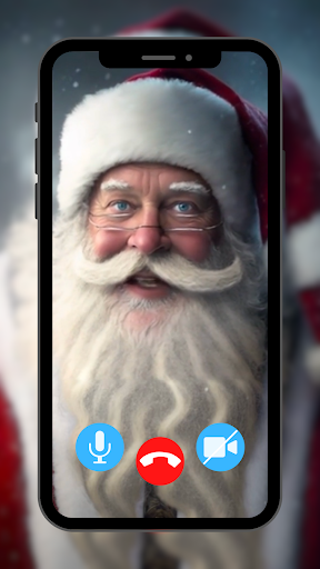 Santa Fake Video Call Prank Screen 3