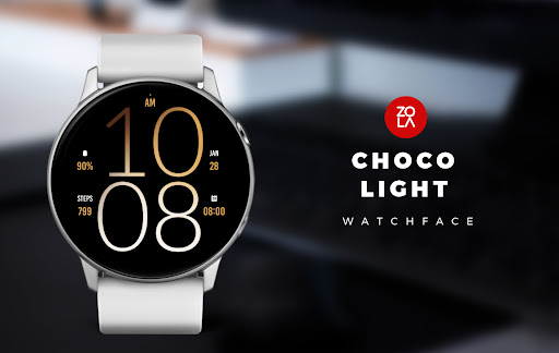Android application Choco Light Watch Face screenshort