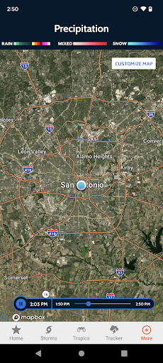 KSAT12 Hurricane Tracker Screen 3