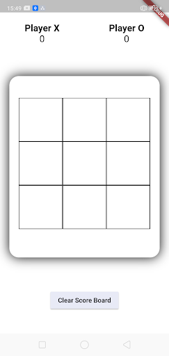 Android application Tic Tac Toe screenshort