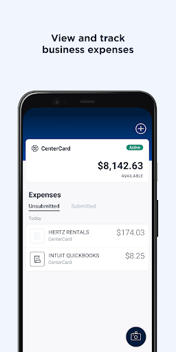 Android application CenterCard screenshort