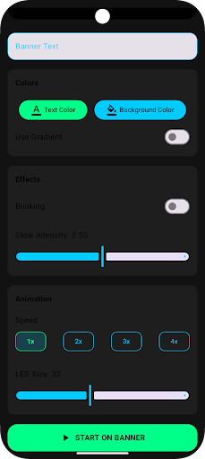 Led Banner– Animated Text