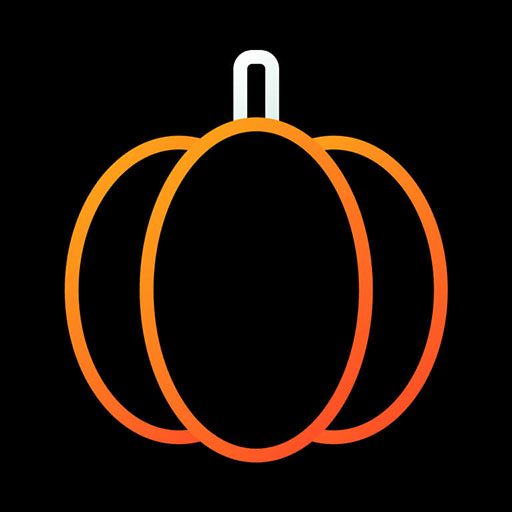PumpkinLine Orange - Icon Pack logo