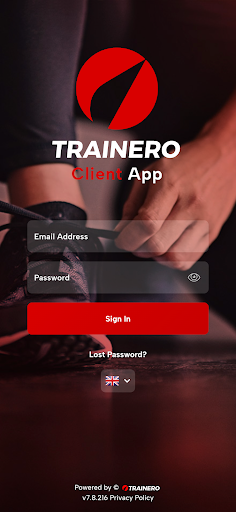 Android application Trainero.com Client App screenshort