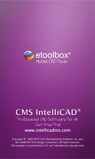 Etoolbox Mobile CAD Viewer Screen 2