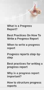 How to Write a Progress Report