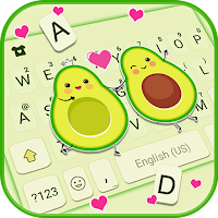 Фон клавиатуры Cute Avocado Love