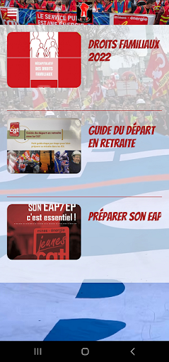 Android application CGT Gravelines screenshort