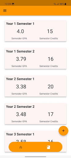 GPA Calculator Screen 3