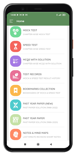 Android application BIOLOGY - NEET PAST YEAR PAPER screenshort