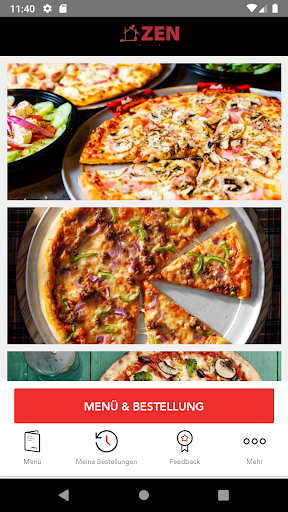 Android application Zen Pizza Kebab Burger screenshort