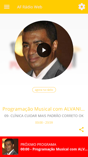 Android application AF Rádio Web screenshort