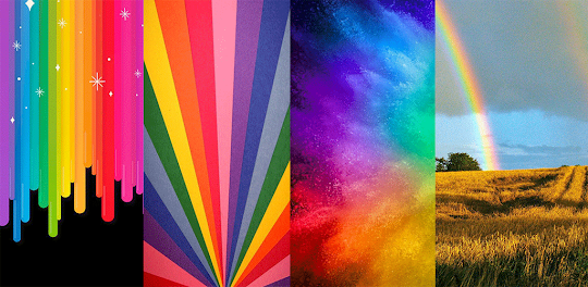 Aesthetic Rainbow HD Wallpaper