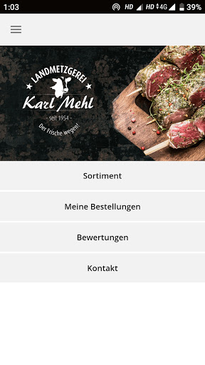 Landmetzgerei Mehl Screen 2