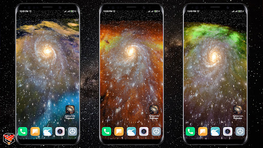 Galaxy Live Wallpaper Screen 3