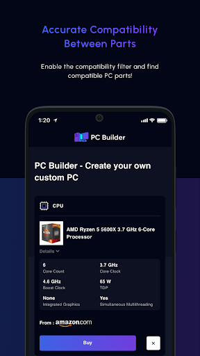 PC Builder & Part Picker Screen 3