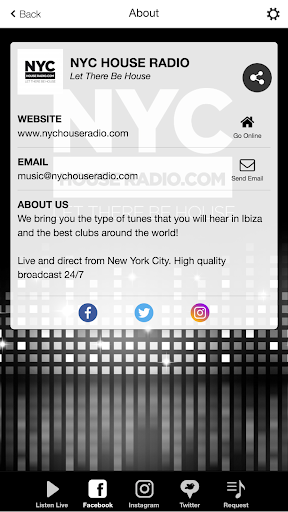 NYC House Radio Screen 3