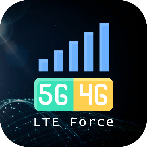 5G 4G Force LTE Network logo