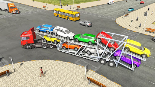 Truck Car Transport Trailer Games screenshots 9
