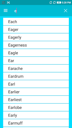 English To Tamil Dictionary Screen 3
