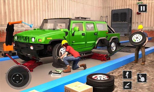 شاحنة باني ألعاب إصلاح السيارات ميكانيكي محاكاة 2