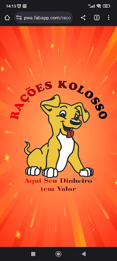 Android application Rações Kolosso screenshort