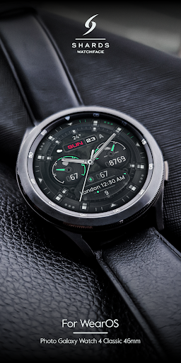 SH015 Watch Face, WearOS watch Screen 3