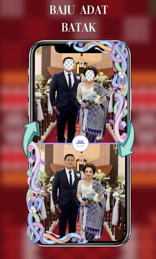 Baju Adat Batak Couple Frame Screen 2