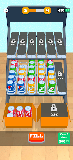 Android application Snack Sort screenshort